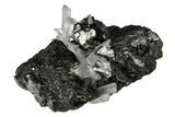 Quartz Crystals On Sphalerite - Peru #173493-1